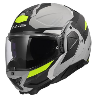 LS2 FF910 ADVANT II TRIPLE překlápěcí helma světle-šedá